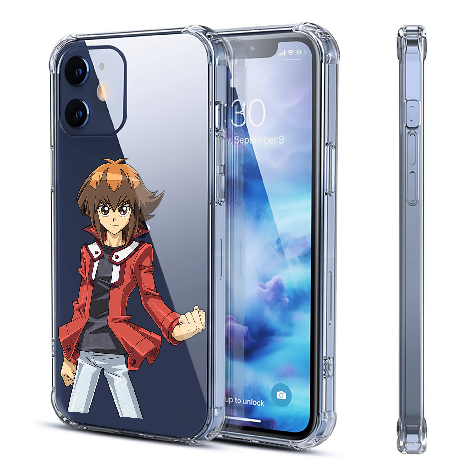 （画像用） 遊☆戯☆王 Yu-Gi-Oh! 【iPhone 12シリーズ対応】透明スマホケース（クリアソフトケース）